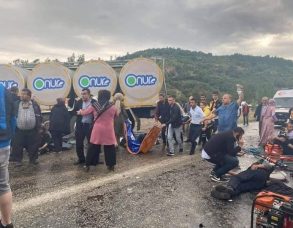 Elim bir trafik kazası…